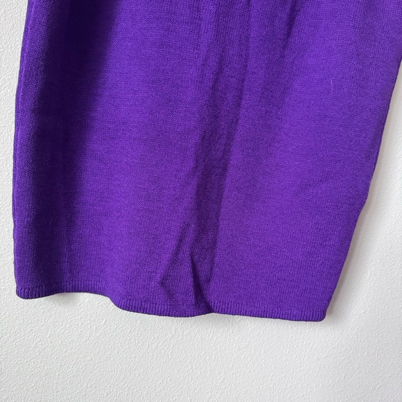 St. John Vibrant Purple Pencil Skirt - Picture 3 of 8